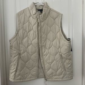 Free Country Quilted Vest Ivory XXL